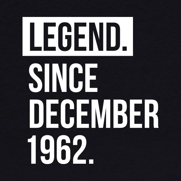 Legend since December 1962 by hoopoe